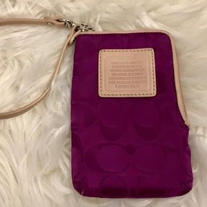 Coach wristlet